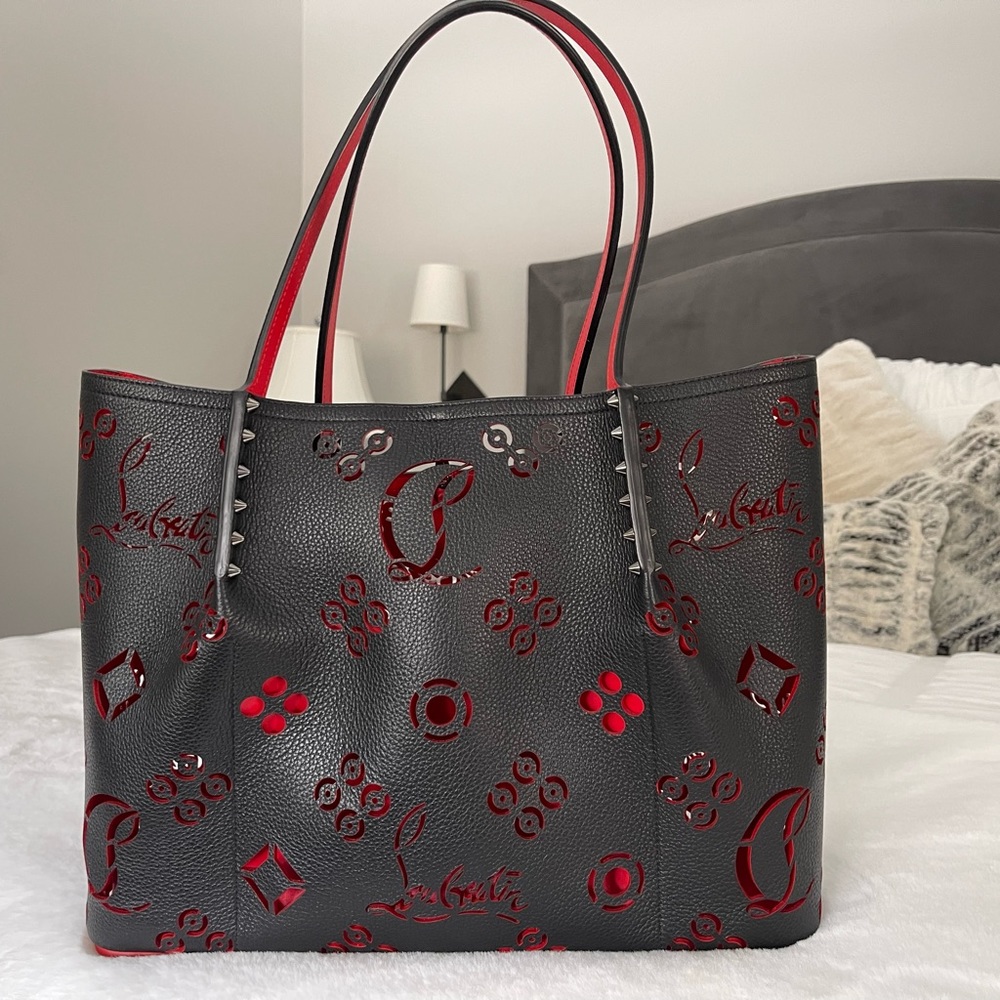 Christian Louboutin Perforated Cabarock Tote